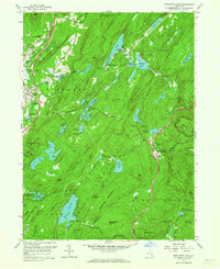 Download a high-resolution, GPS-compatible USGS topo map for Popolopen Lake, NY (1964 edition)