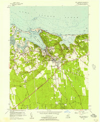 Download a high-resolution, GPS-compatible USGS topo map for Port Jefferson, NY (1957 edition)
