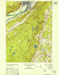 Download a high-resolution, GPS-compatible USGS topo map for Port Jervis South, NY (1953 edition)