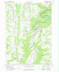 Download a high-resolution, GPS-compatible USGS topo map for Portageville, NY (1974 edition)
