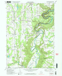 Download a high-resolution, GPS-compatible USGS topo map for Portageville, NY (1983 edition)