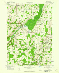 Download a high-resolution, GPS-compatible USGS topo map for Potter, NY (1960 edition)