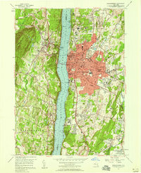 Download a high-resolution, GPS-compatible USGS topo map for Poughkeepsie, NY (1959 edition)