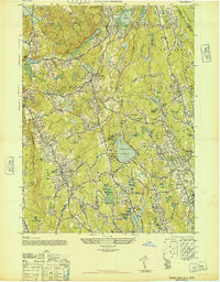 preview thumbnail of historical topo map of Westchester County, NY in 1947