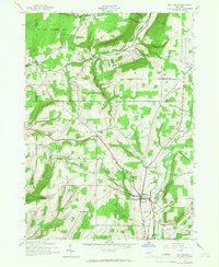 Download a high-resolution, GPS-compatible USGS topo map for Prattsburg, NY (1966 edition)