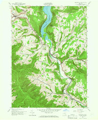 Download a high-resolution, GPS-compatible USGS topo map for Prattsville, NY (1966 edition)
