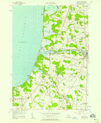preview thumbnail of historical topo map of Pulaski, NY in 1956