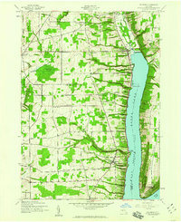 Download a high-resolution, GPS-compatible USGS topo map for Pulteney, NY (1960 edition)