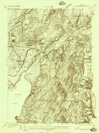 preview thumbnail of historical topo map of Saratoga County, NY in 1934