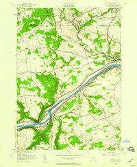 Download a high-resolution, GPS-compatible USGS topo map for Randall, NY (1959 edition)