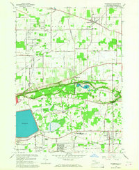 Download a high-resolution, GPS-compatible USGS topo map for Ransomville, NY (1968 edition)