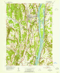 Download a high-resolution, GPS-compatible USGS topo map for Ravena, NY (1955 edition)