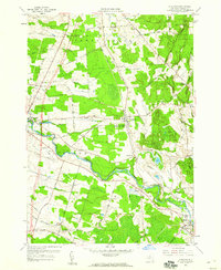preview thumbnail of historical topo map of Oswego County, NY in 1958