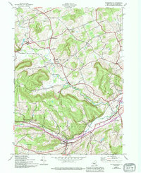 preview thumbnail of historical topo map of Schoharie County, NY in 1944
