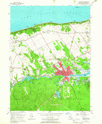 preview thumbnail of historical topo map of Suffolk County, NY in 1956