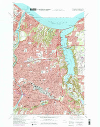 Download a high-resolution, GPS-compatible USGS topo map for Rochester East, NY (1979 edition)