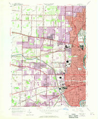 Download a high-resolution, GPS-compatible USGS topo map for Rochester West, NY (1970 edition)