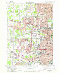 Download a high-resolution, GPS-compatible USGS topo map for Rochester West, NY (1978 edition)