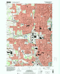 Download a high-resolution, GPS-compatible USGS topo map for Rochester West, NY (2000 edition)