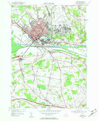Download a high-resolution, GPS-compatible USGS topo map for Rome, NY (1957 edition)