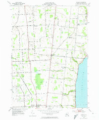 Download a high-resolution, GPS-compatible USGS topo map for Romulus, NY (1974 edition)
