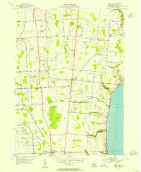 Download a high-resolution, GPS-compatible USGS topo map for Romulus, NY (1955 edition)