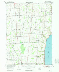 Download a high-resolution, GPS-compatible USGS topo map for Romulus, NY (1989 edition)