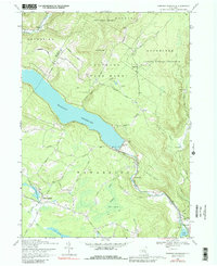 Download a high-resolution, GPS-compatible USGS topo map for Rondout Reservior, NY (1990 edition)