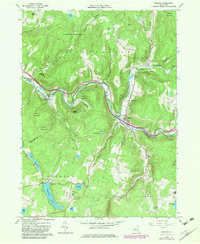 Download a high-resolution, GPS-compatible USGS topo map for Roscoe, NY (1983 edition)