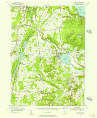 Download a high-resolution, GPS-compatible USGS topo map for Round Lake, NY (1956 edition)