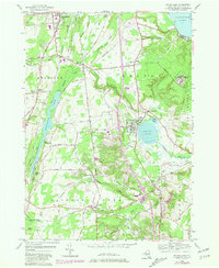 Download a high-resolution, GPS-compatible USGS topo map for Round Lake, NY (1981 edition)