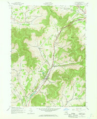 Download a high-resolution, GPS-compatible USGS topo map for Roxbury, NY (1968 edition)