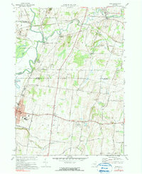 preview thumbnail of historical topo map of Livingston County, NY in 1971