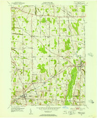 Download a high-resolution, GPS-compatible USGS topo map for Rushville, NY (1953 edition)