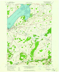Download a high-resolution, GPS-compatible USGS topo map for Sackets Harbor, NY (1961 edition)