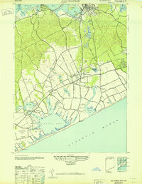 Download a high-resolution, GPS-compatible USGS topo map for Sag Harbor, NY (1946 edition)