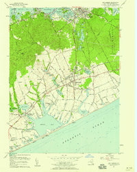 Download a high-resolution, GPS-compatible USGS topo map for Sag Harbor, NY (1958 edition)
