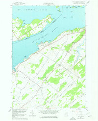 Download a high-resolution, GPS-compatible USGS topo map for Saint Lawrence, NY (1977 edition)