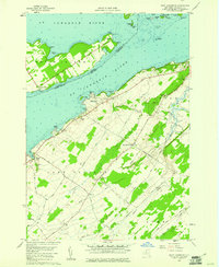 Download a high-resolution, GPS-compatible USGS topo map for Saint Lawrence, NY (1961 edition)
