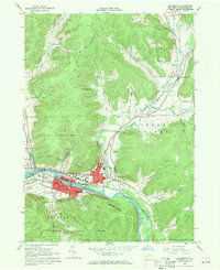 Download a high-resolution, GPS-compatible USGS topo map for Salamanca, NY (1971 edition)