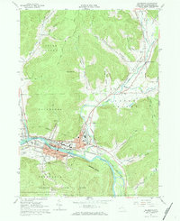Download a high-resolution, GPS-compatible USGS topo map for Salamanca, NY (1971 edition)