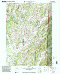 preview thumbnail of historical topo map of Washington County, NY in 1995
