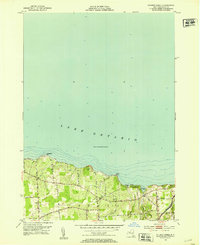 Download a high-resolution, GPS-compatible USGS topo map for Salmon Creek, NY (1953 edition)