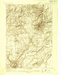1934 Map of Saratoga Springs