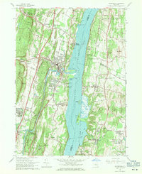 Download a high-resolution, GPS-compatible USGS topo map for Saugerties, NY (1971 edition)