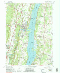 Download a high-resolution, GPS-compatible USGS topo map for Saugerties, NY (1989 edition)