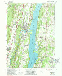 preview thumbnail of historical topo map of Ulster County, NY in 1963