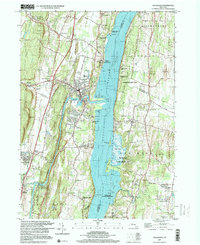Download a high-resolution, GPS-compatible USGS topo map for Saugerties, NY (2000 edition)