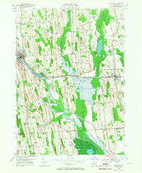 Download a high-resolution, GPS-compatible USGS topo map for Savannah, NY (1966 edition)