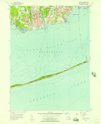 Download a high-resolution, GPS-compatible USGS topo map for Sayville, NY (1957 edition)